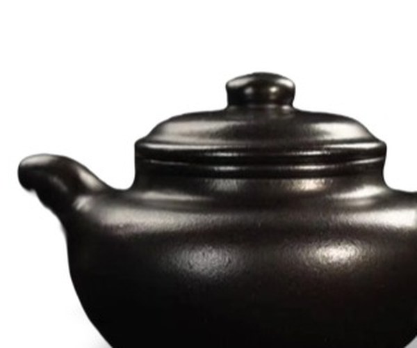 石黄仿古壶局部细节